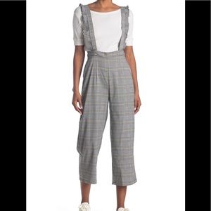Modcloth Ruffle Suspender Trousers